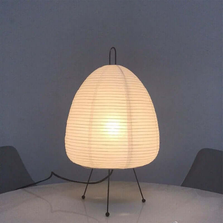 Japansk Rispapirslampe LED Bordlampe