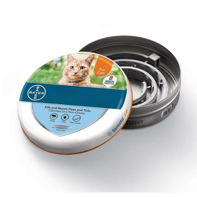 Langvarig flåtkrave til kæledyr. 8 måneders effektiv beskyttelse mod parasitter for hund og kat.