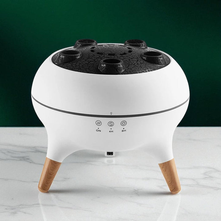 Beroligende aromadiffuser med fin tåge, ultralydsteknologi og blidt LED-lys. Perfekt til afslapning og velvære.