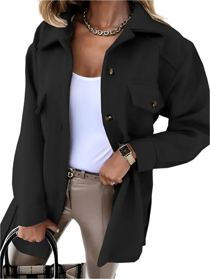 Elegant blazer til damer, feminin jakke med fleksibel pasform og tidløst design, perfekt til enhver lejlighed.