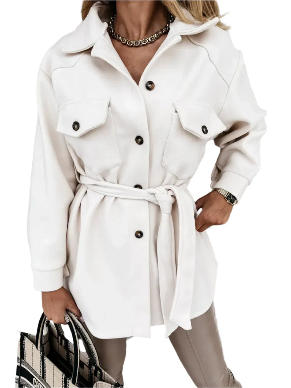 Elegant blazer til damer, feminin jakke med fleksibel pasform og tidløst design, perfekt til enhver lejlighed.