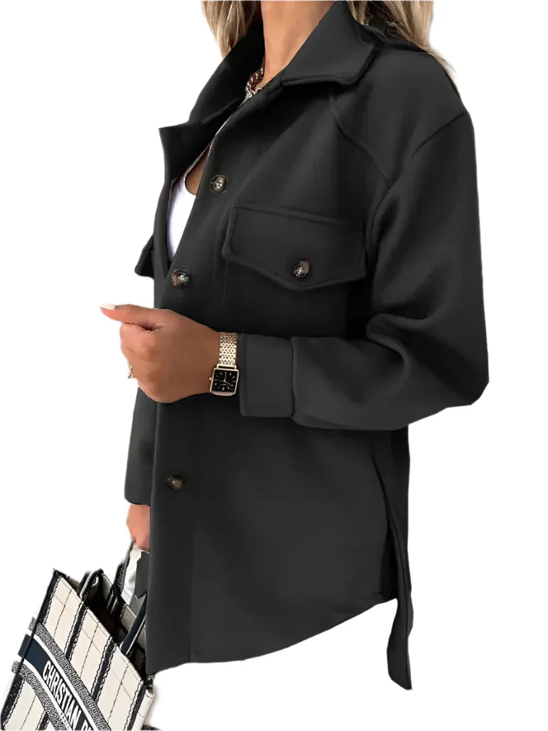 Elegant blazer til damer, feminin jakke med fleksibel pasform og tidløst design, perfekt til enhver lejlighed.