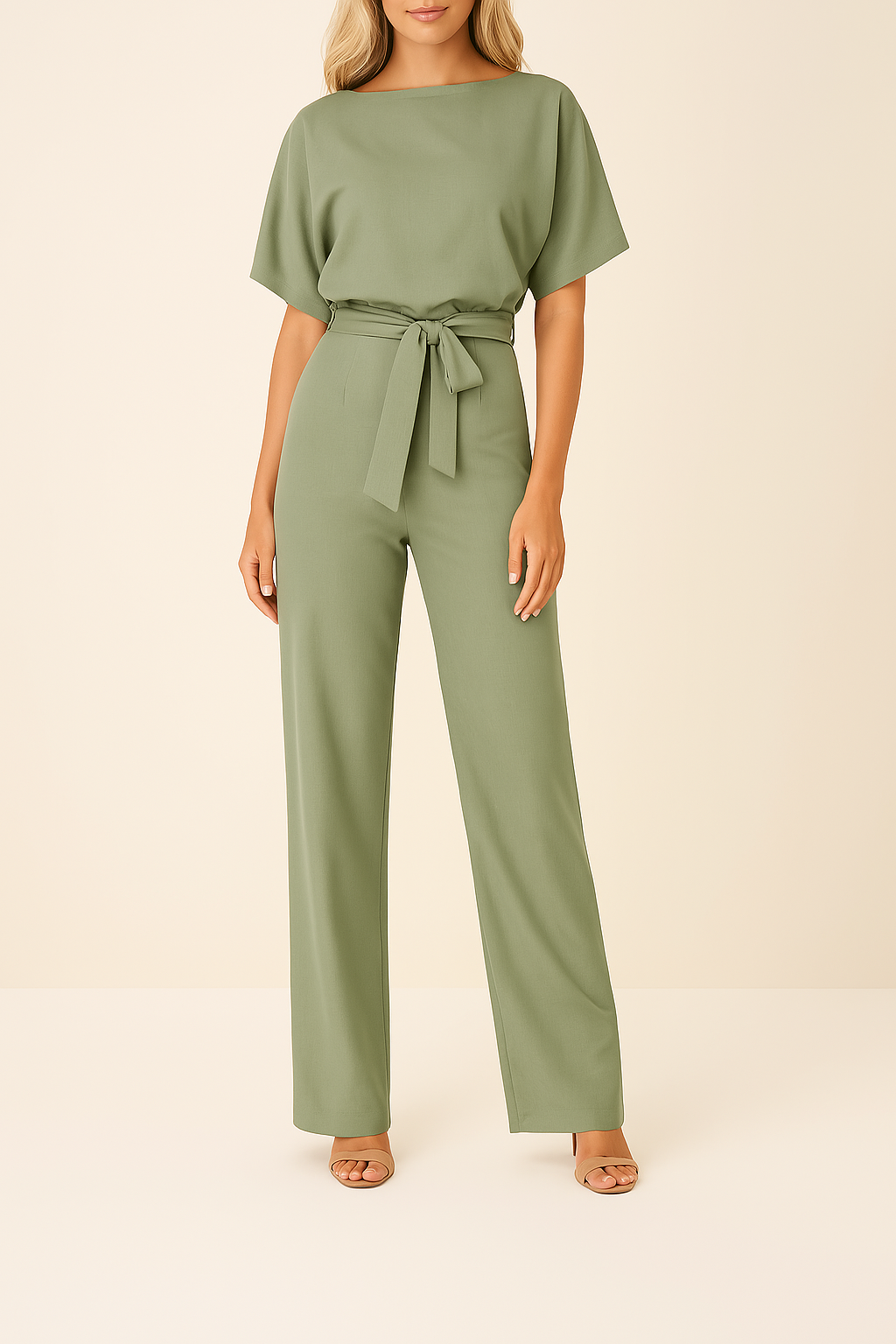 Moderne kontor jumpsuit i klassisk design for et professionelt og elegant look.