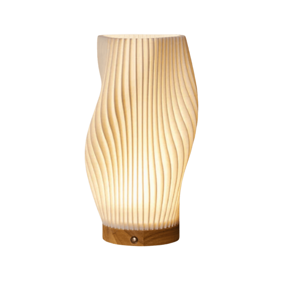 Elegant stemningslampe med moderne design, perfekt til hyggelig belysning og boligindretning.