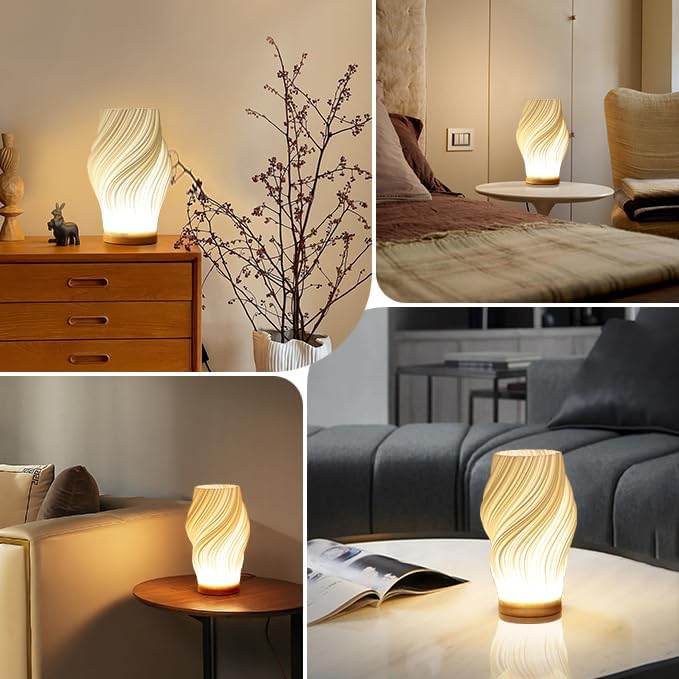 Nordisk-inspireret stemningslampe, en moderne tilføjelse til din boligindretning og hygge.