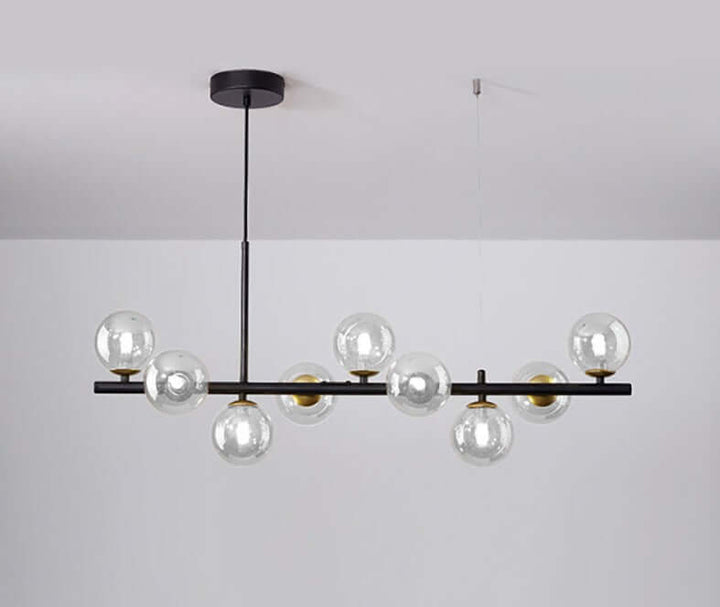Elegant Pendellampe i Glas og Metal - 83x24cm