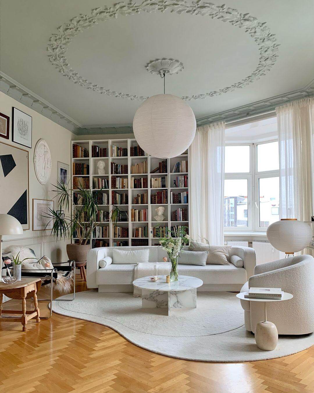 Håndlavet Papir Pendellampe - Elegant Lys