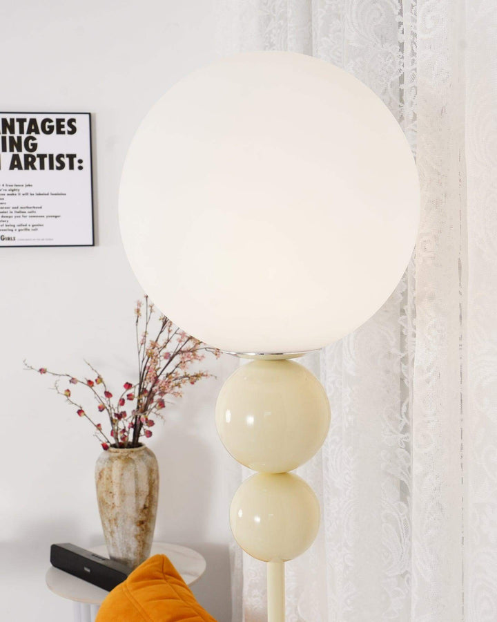 Elegant Gulvlampe i Metal og Glas