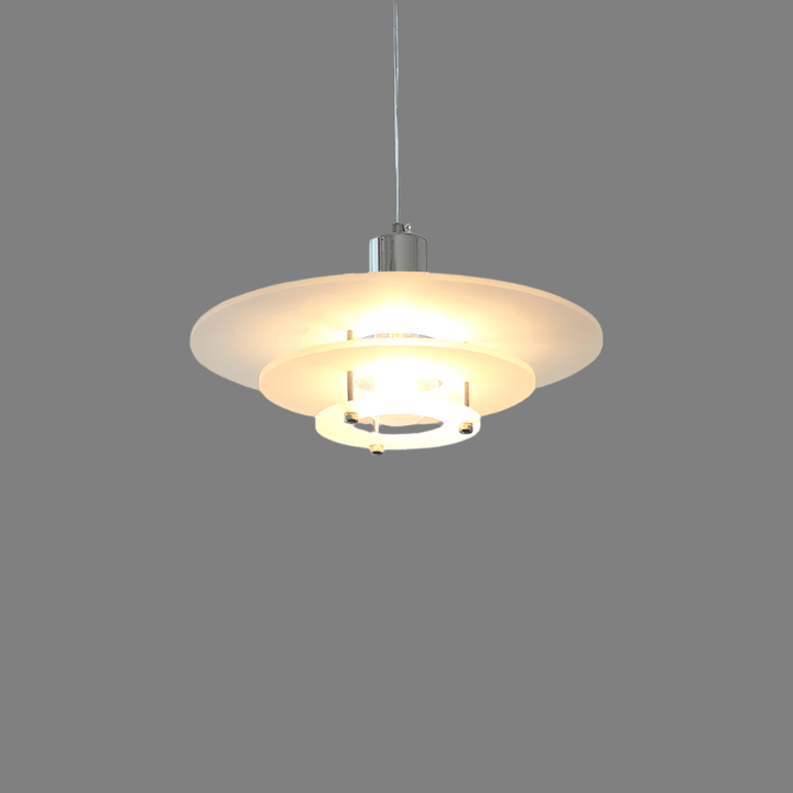Moderne UFO-formet akryl pendellampe