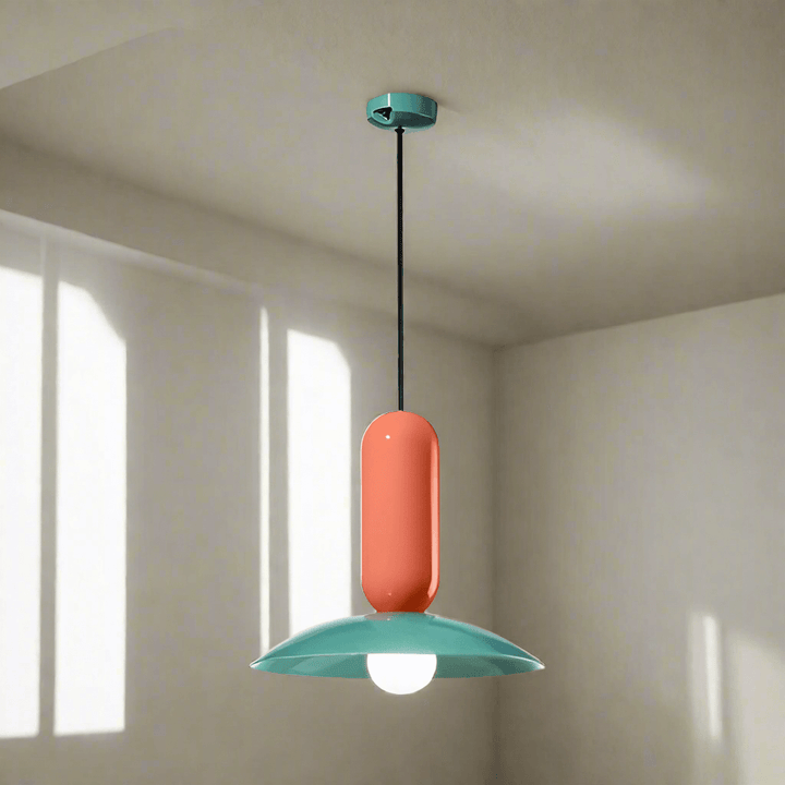 Farverig Metal Pendellampe - 30/40cm