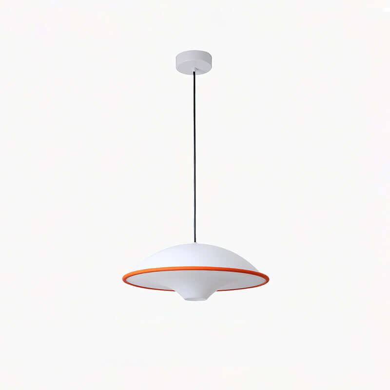 Moderne UFO Pendellampe i Akryl & Metal - Ø45cm