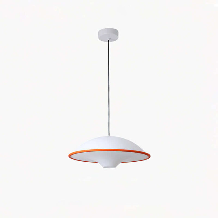 Moderne UFO Pendellampe i Akryl & Metal - Ø45cm