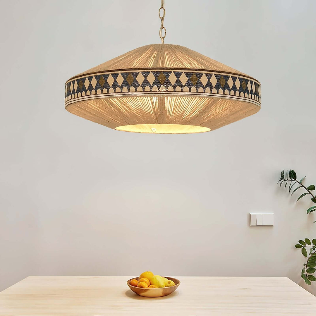 Boheme Pendellampe med Frynser
