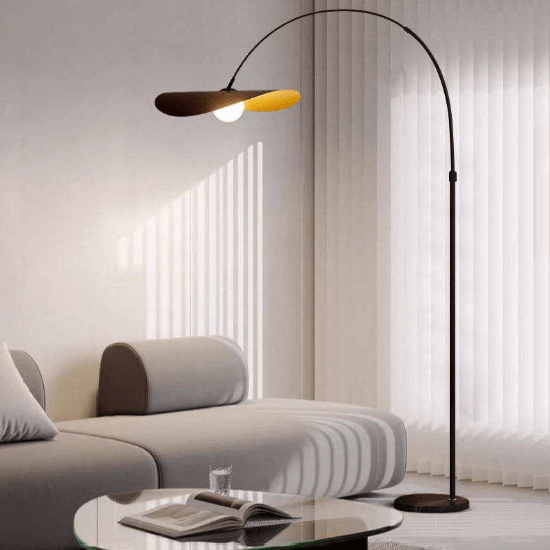 Elegant LED Gulvlampe med Justerbar Højde