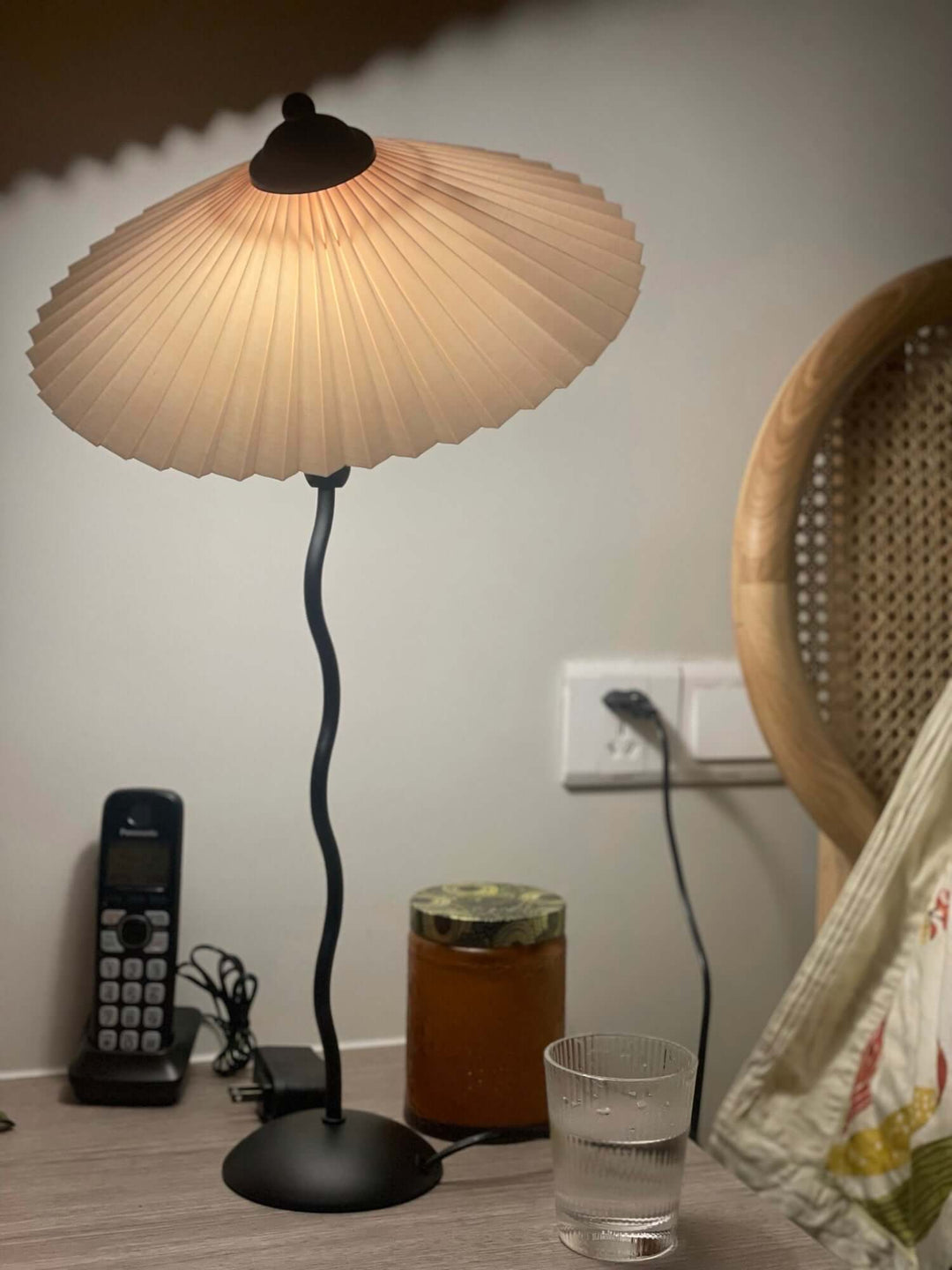Designer Bordlampe i Metal - 43cm