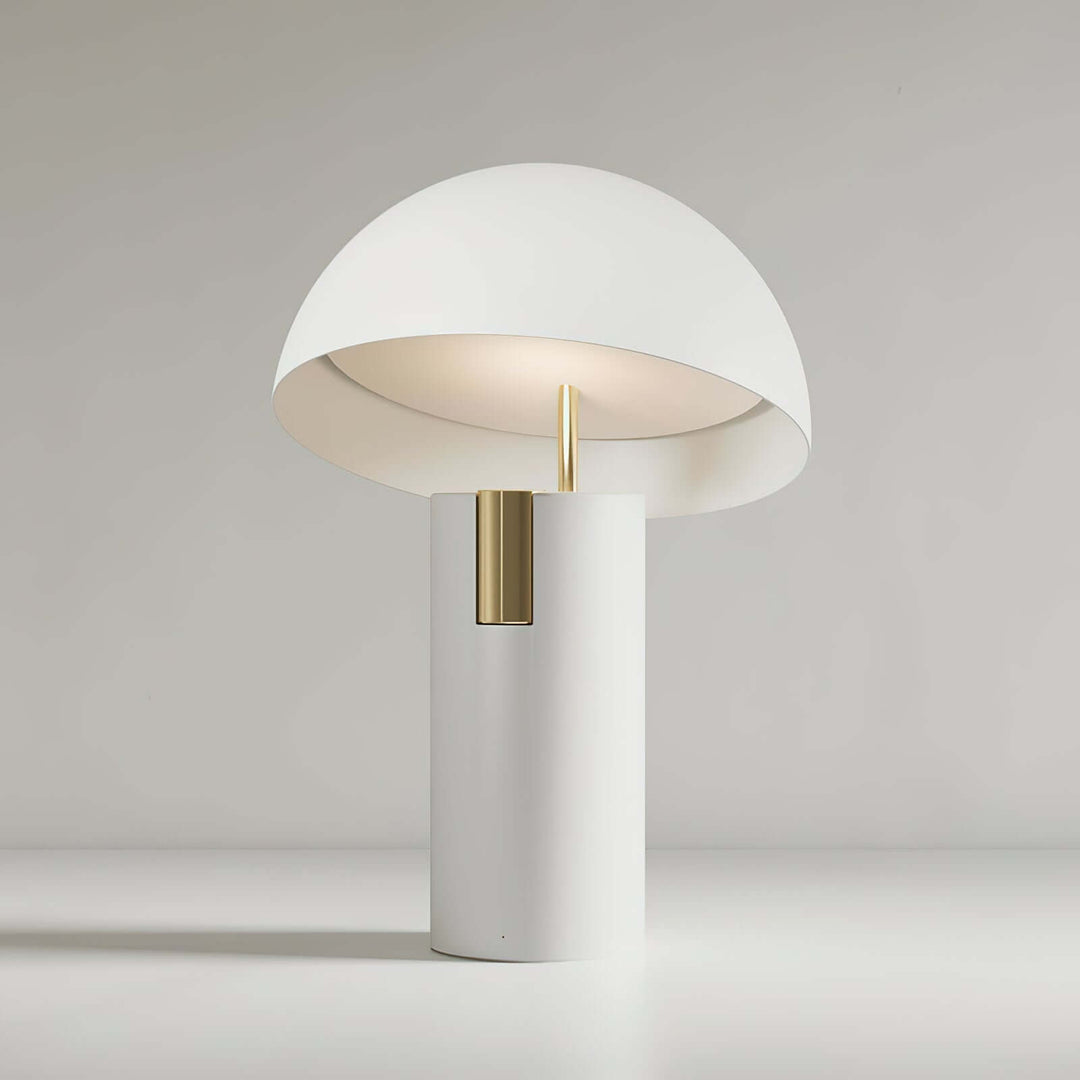 Designer Bordlampe i Metal og Glas - 30cm