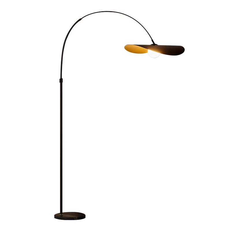 Elegant LED Gulvlampe med Justerbar Højde