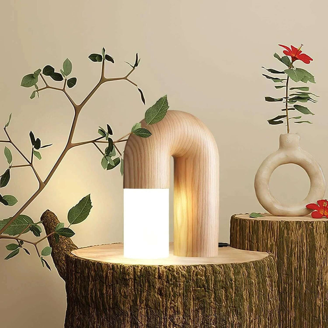 Elegant Buede Bordlampe - Diapolo 26cm