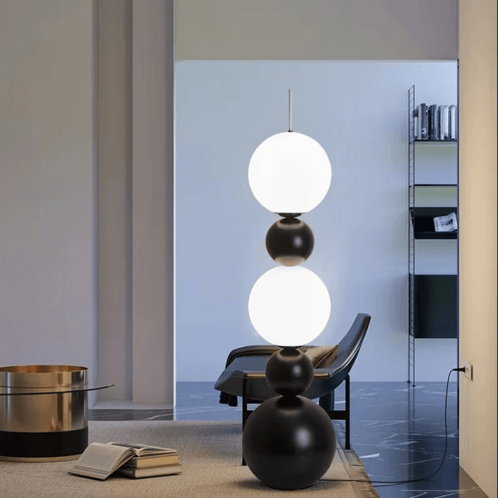 Håndlavet Gulvlampe i Naturmateriale