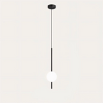 1 lampehoved - sort - 3.9" X 22" / 10cm x 57cm