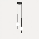 2 lampehoveder - sort - 3.9" X 22" / 10cm x 57cm