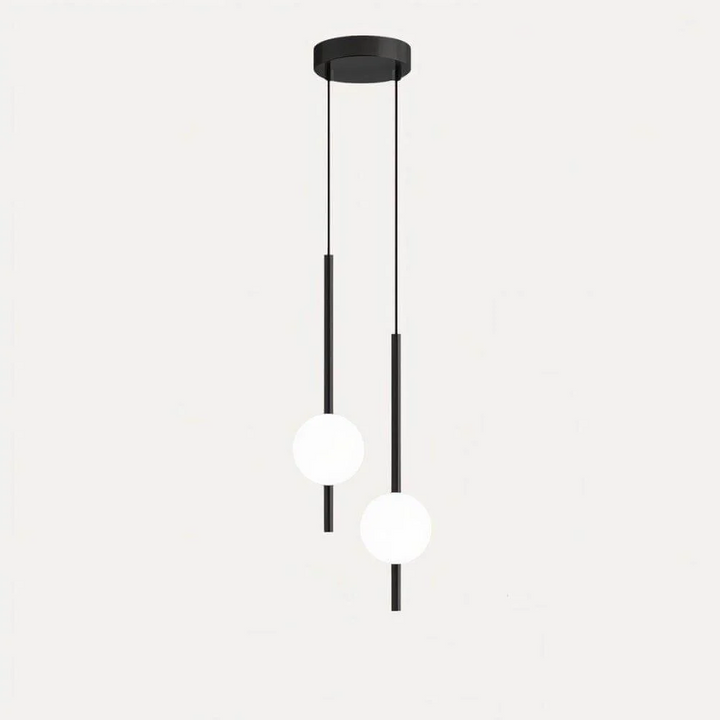 Elegant Glas Pendellampe - 10 cm Diameter