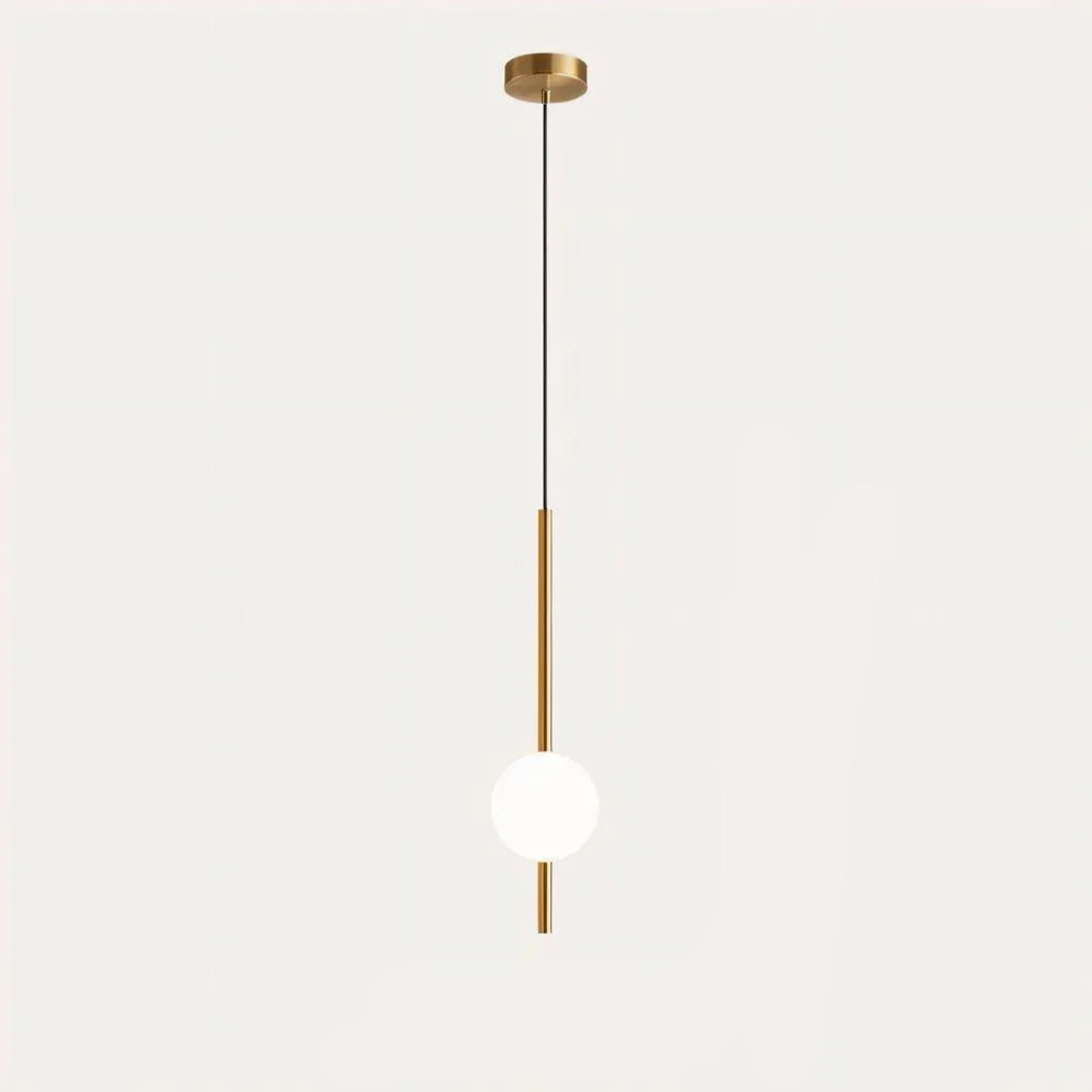 Elegant Glas Pendellampe - 10 cm Diameter