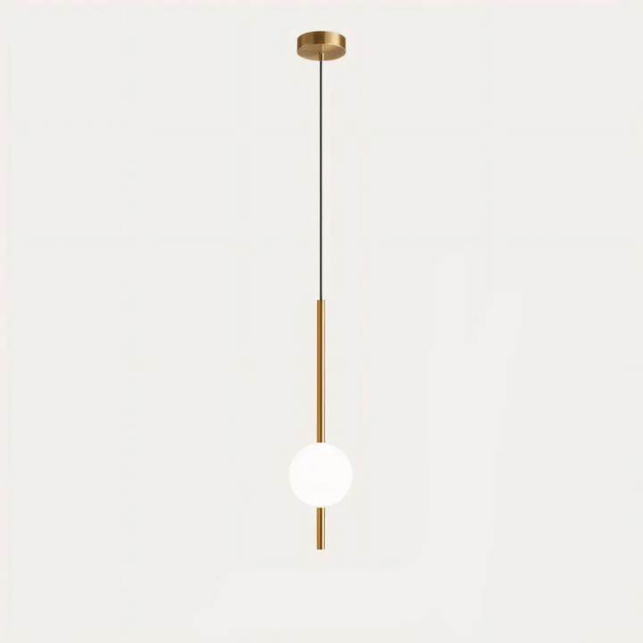 Elegant Glas Pendellampe - 10 cm Diameter