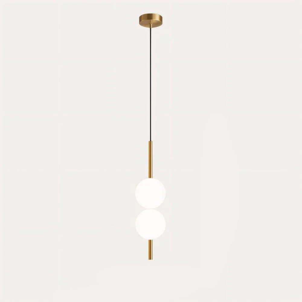 Elegant Glas Pendellampe - 10 cm Diameter
