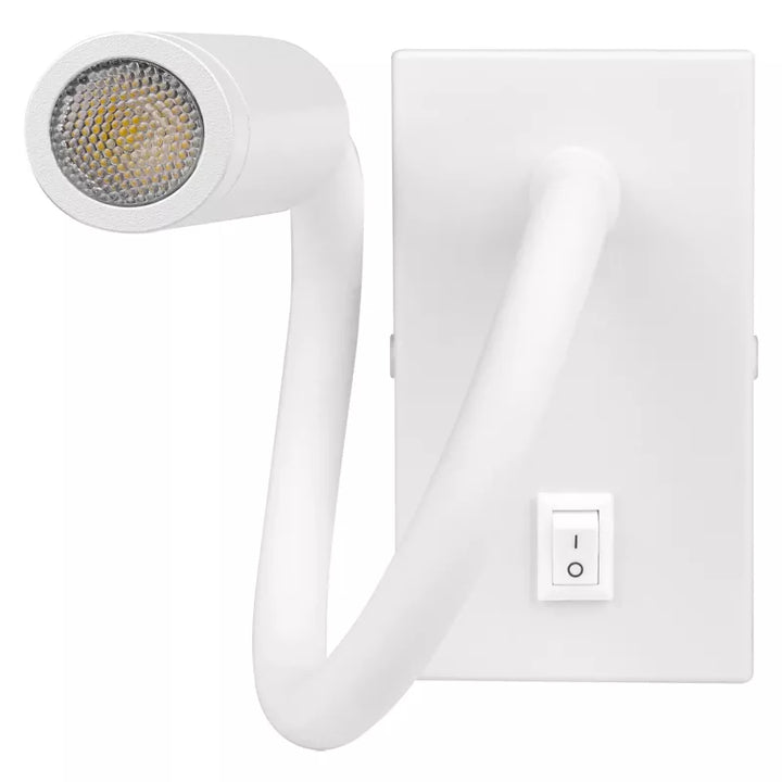 LED Flex Væglampe Sort | Justerbar Retning