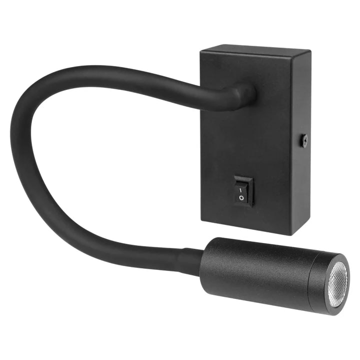 LED Flex Væglampe Sort | Justerbar Retning