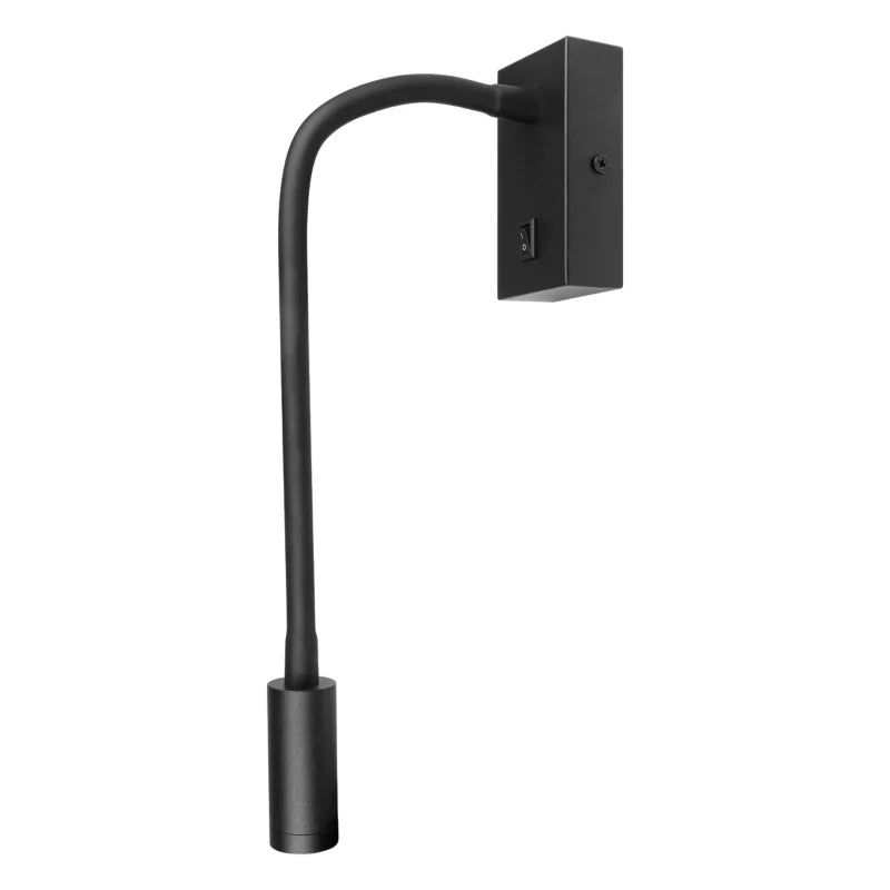 LED Flex Væglampe Sort | Justerbar Retning