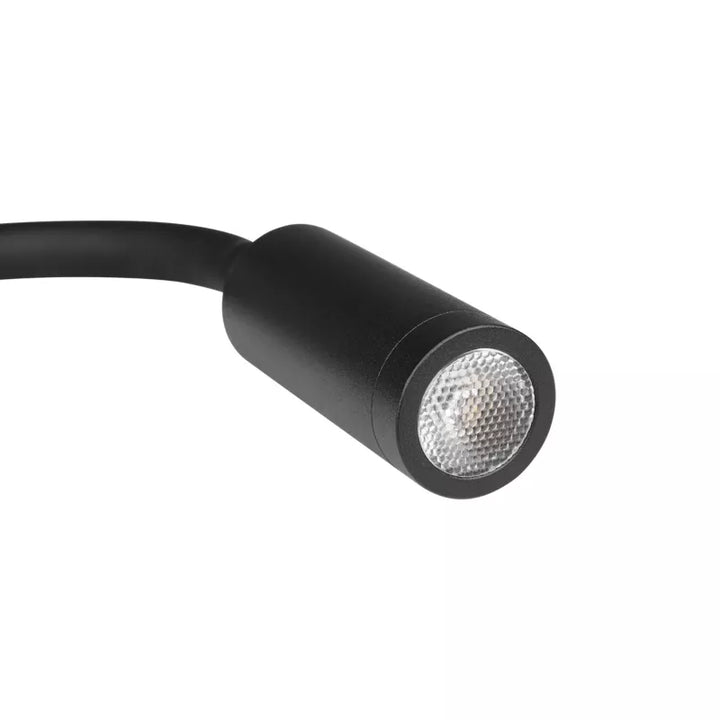 LED Flex Væglampe Sort | Justerbar Retning