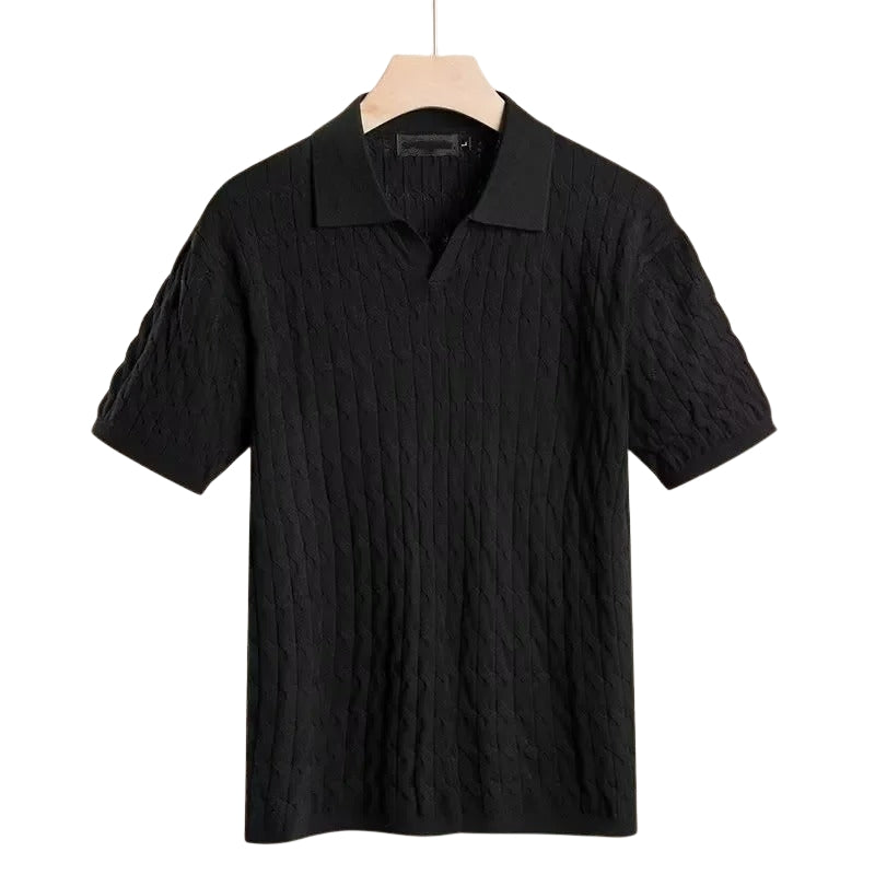Smart casual herre polo t-shirt med korte ærmer i klassisk design. Ideel til sommer og komfortabel hverdagsbrug.