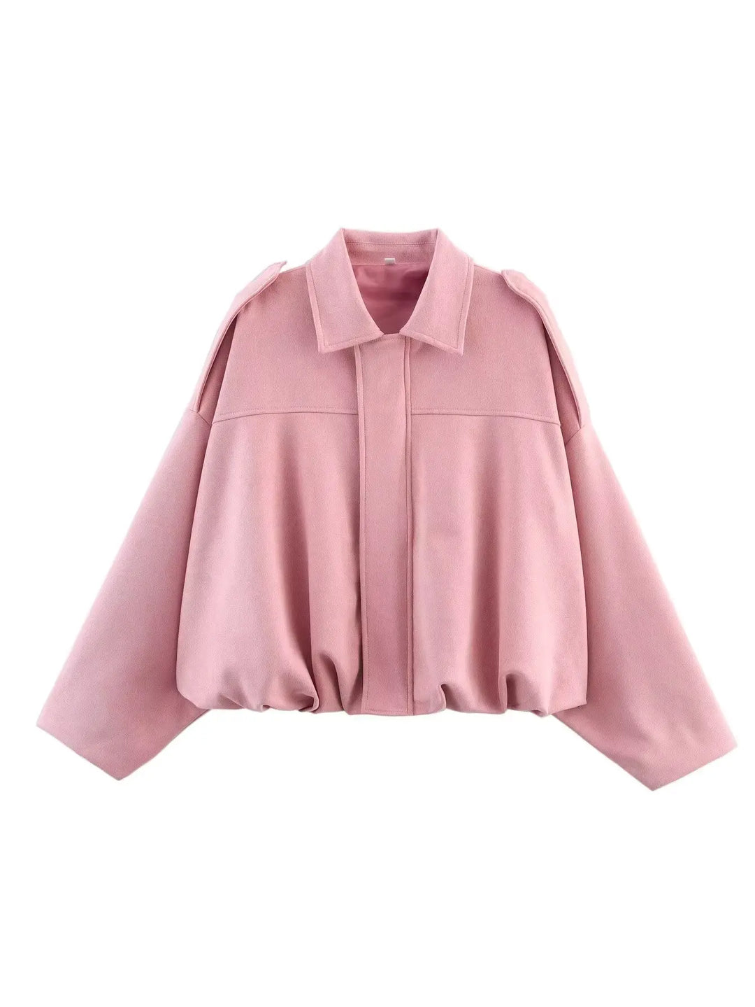 Hotteste trend: Kort streetwear jakke med lynlås, unisex og super moderne.