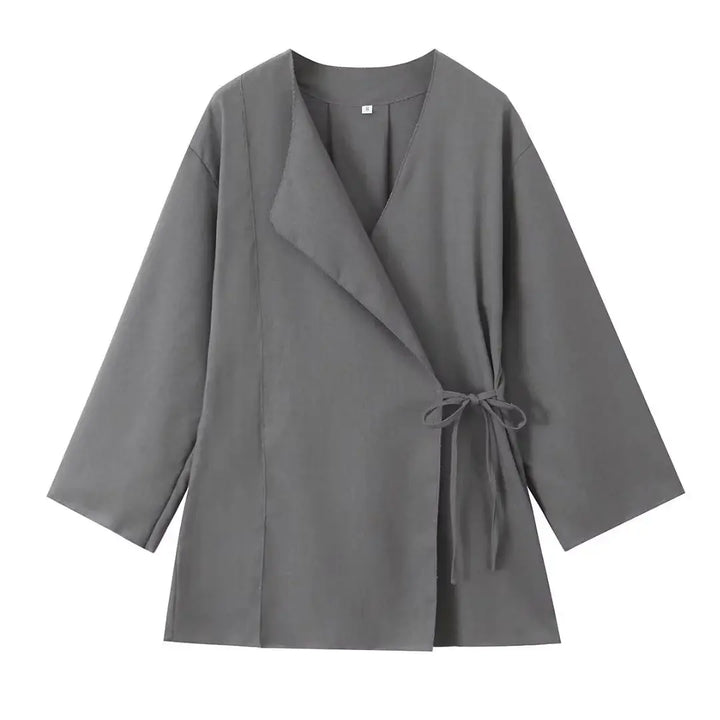 Elegant damesæt med wide leg bukser, perfekt til hverdag og fest.