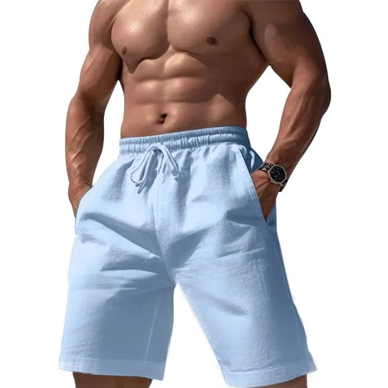 Lette og åndbare herreshorts med elastisk talje. Ideelle til sommerdage og et afslappet look.