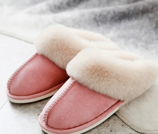Elegante damesko; varme tøfler med blødt for for hygge og komfort. Perfekte indendørssko til kolde dage.