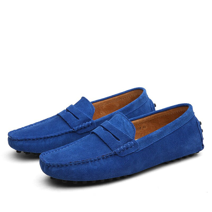 Bløde og behagelige italienske loafers, perfekte herresko til lange dage og afslappet mode.