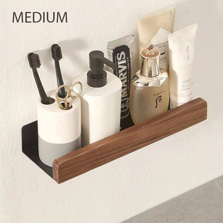 Elegant badeværelseshylde til væg. Moderne design for stilfuld opbevaring og indretning i badeværelset.
