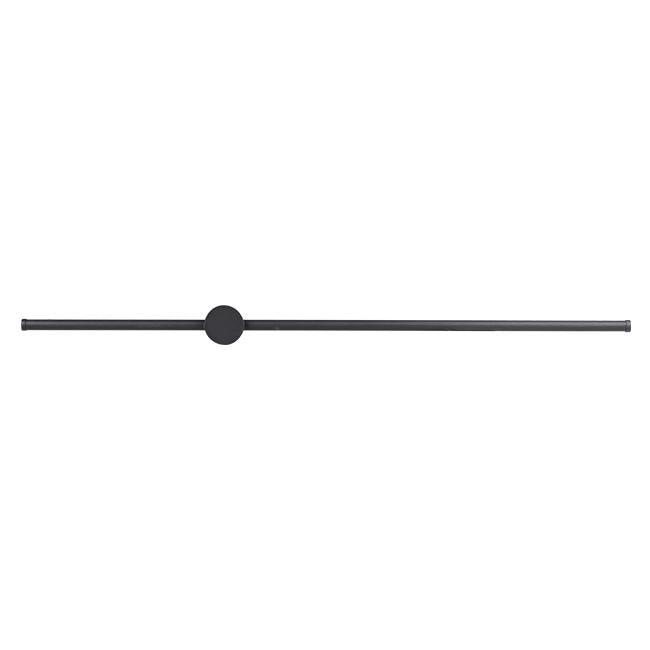 "Moderne sort aluminium LED væglampe 90cm, justerbar, med økonomisk lys og stilfuldt design til moderne indretninger"