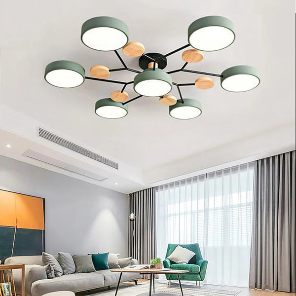 Stilren OLAN loftlampe med elegant håndværk. Minimalistisk belysning til moderne hjemmeindretning.