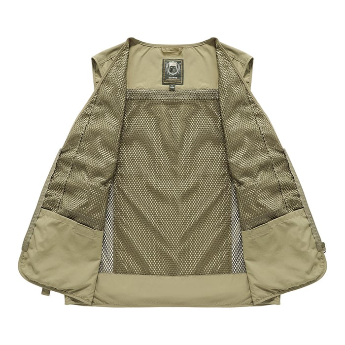 Oliver cargo vest i moderne design med multifunktionelle lommer, lynlåslukning, perfekt til udendørsaktiviteter.