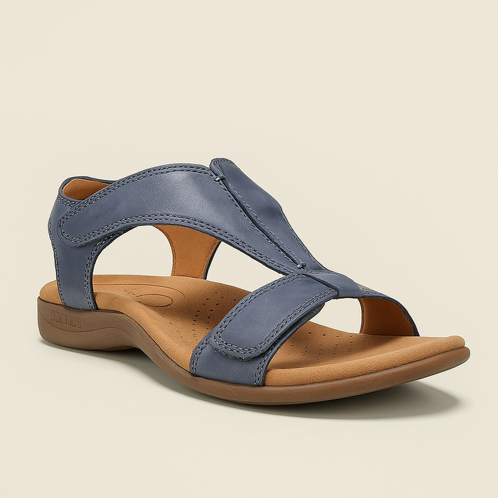 Komfortable ortopædiske sandaler til kvinder, perfekte til aktiv livsstil, giver fodstøtte og lindring hele dagen.
