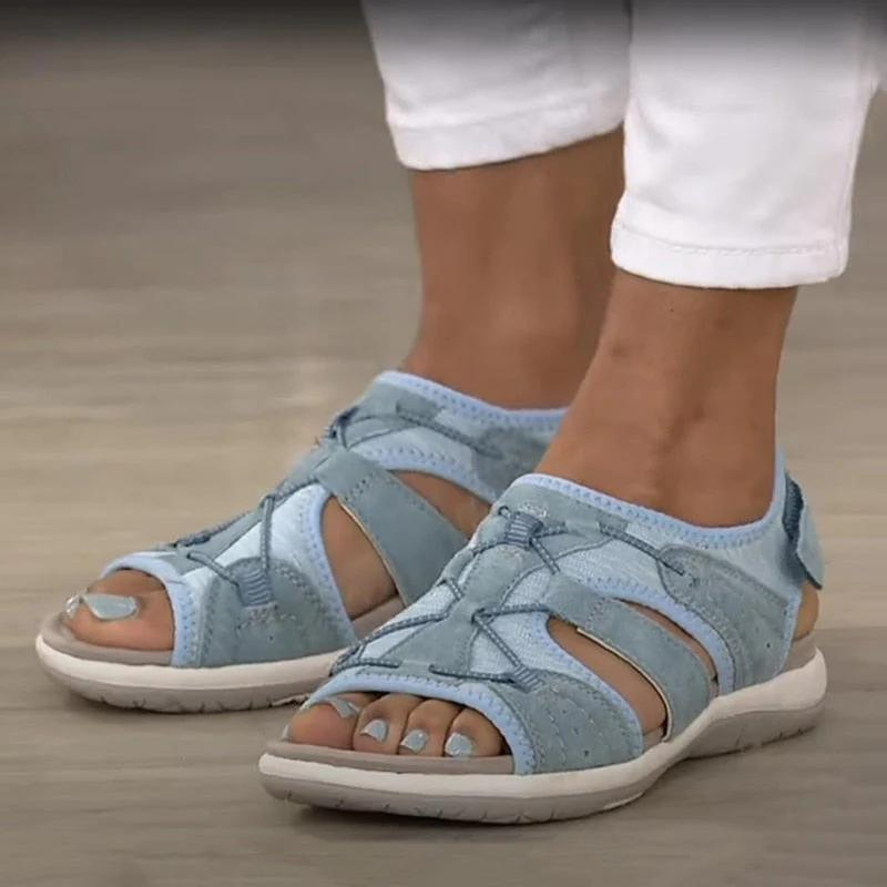 Ortopædiske sandaler til kvinder med justerbare stropper, ergonomisk sål, i let og elegant design