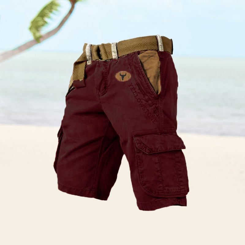 Robuste cargo shorts til mænd med praktiske lommer, perfekt til udendørs eventyr og sommerbrug.