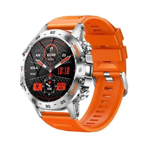 "Robust smartwatch med GPS, sundhedsovervågning, Bluetooth, IP67-vandtæt, metalhus, i forskellige farver"
