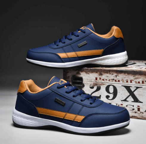 Sporty herresneakers med skridsikker sål, stødabsorbering og stilfuldt design til daglig brug og sport.