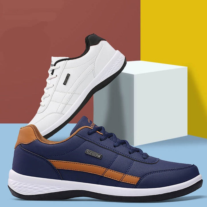 Sporty herresneakers med skridsikker sål, stødabsorbering og stilfuldt design til daglig brug og sport.