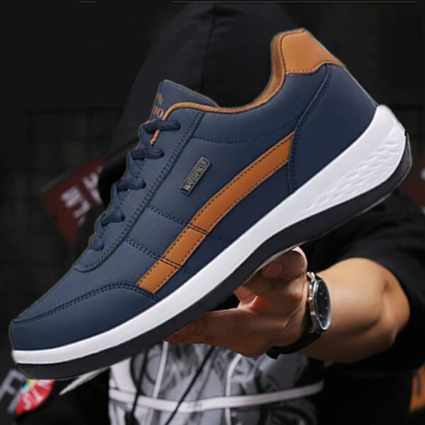 Sporty herresneakers med skridsikker sål, stødabsorbering og stilfuldt design til daglig brug og sport.